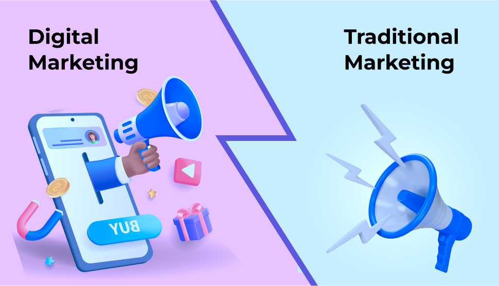 Digital Marketing vs Traditional Marketing